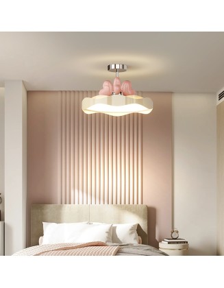 Cream wind children's room chandelier girls love modern minimalist bedroom study large light